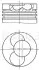 Поршень VW Caddy II 1.9 TDI 95-04 (80.01mm/+0.50) (3-4 циліндр) MAHLE 030 41 02