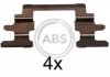 ABS 1236Q Ремкомплект гальмiвних колодок