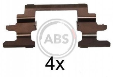 ABS Ремкомплект гальмiвних колодок A.B.S. 1236Q