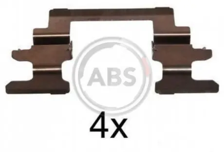 ABS Ремкомплект гальмiвних колодок A.B.S. 1236Q