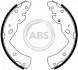 ABS 9086 Гальмiвнi колодки барабаннi 9086