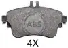 ABS Гальмiвнi колодки дисковi A.B.S. 37912 (фото 1)