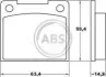 ABS Гальмiвнi колодки дисковi A.B.S. 36037 (фото 1)