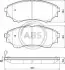 ABS Гальмiвнi колодки дисковi A.B.S. 37540 (фото 1)
