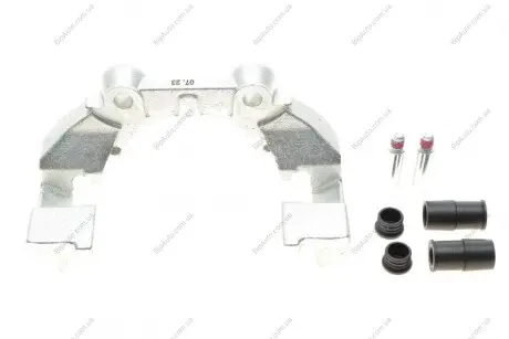 Скоба супорта (переднього) Citroen Berlingo/C4/Peugeot Parter/2008/208/3008/308/5008 08- (ATE) Budweg caliper 384178-1