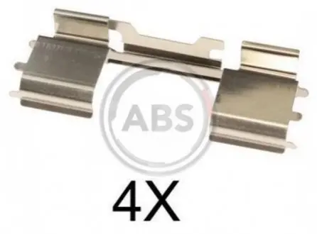 ABS Ремкомплект гальмiвних колодок A.B.S. 1729Q