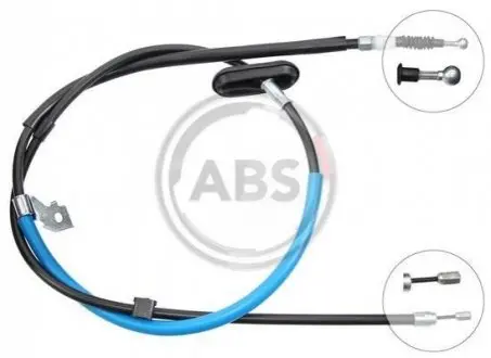 ABS Трос ручного гальма лiвий A.B.S. K13910