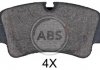 ABS 35114 Гальмiвнi колодки дисковi