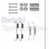 DELPHI Комплект монтажний колодок LY1385