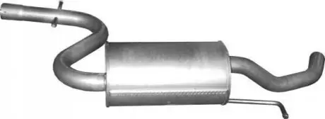 Глушник центр. VOLKSWAGEN TOURAN 1.6 (2003-07) POLMOSTROW 30.156