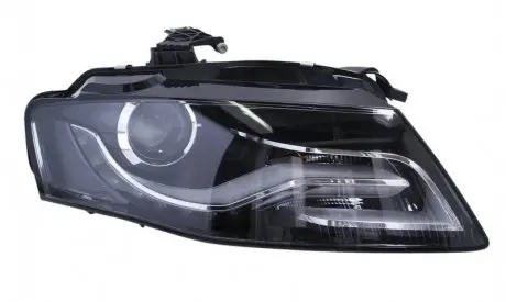 Фара передня Audi A4 08-12 (B8) передн. пра. (ел) (з коректором) (без ламп) (D3S/PSY24W/LED) біла вс DEPO 4461122RMLEHM2 (фото 1)