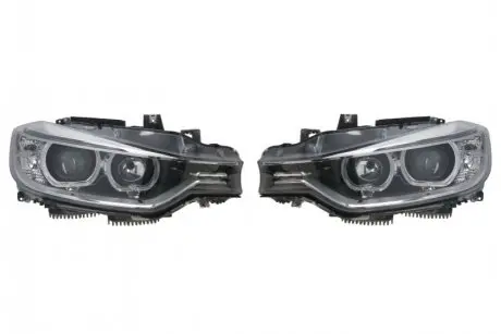 Фара передня BMW 3 (F30/31) 12-15 передн. кт лів+пра (ел) (з коректором) (без ламп) (H7/H7/PY21W/LED DEPO 4441183PMLDEM2