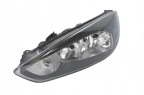 Фара передня Ford Focus 15-18 передн. лів. (ел) (з коректором) (без ламп) (H7/H15/PY21W/W5W) (чорн. DEPO 43111C9LMLEMD2