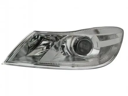 Фара передня Skoda Octavia 09-13 (1Z3/1Z5) (A5) передн. лів. (ел) (з коректором) (без ламп) (H7/H1/P DEPO 6651118LMLDEM