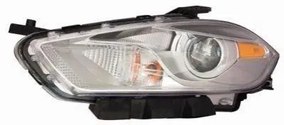 Фара передня Dodge Dart 12-15 передн. пра.(мех) (без ламп) (HIR2.7442na.194) (хром. галоген) DEPO 3341136RAS1