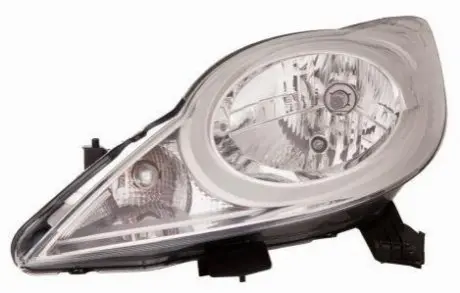 Фара передня Peugeot 107 12-14 передн. пра. (ел) (без коректора) (без ламп) (H4/PY21W/W5W) DEPO 5501151RLDEM