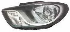 Фара передня Hyundai i10 10-14 передн. пра. (ел) (з коректором) (H4/PY21W/W5W) (чорн) DEPO 2211159RMLEMN2