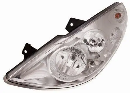 Фара передняя Opel Movano/Renault Master 2010- правая H7/H7/H1,автом кор DEPO 442-1165R-LDEMN