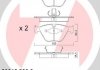 Гальмiвнi колодки дисковi переднi ZIMMERMANN 233122009 (фото 1)