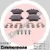 Гальмiвнi колодки дисковi заднi ZIMMERMANN 248481852 (фото 1)