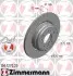 ZIMMERMANN 150127220 Гальмiвнi диски заднi 150127220