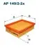 FILTRON AP14922X Фiльтр повiтряний 2шт AP14922X