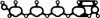 Прокладка колектора впуск Eclipse 95-99/Galant 96-04 2.4 GDI BGA MG9586