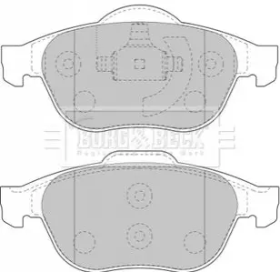 BORG&BECK Гальмiвнi колодки дисковi BORG & BECK BBP1731