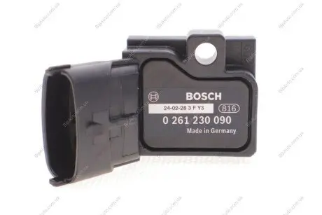 Датчик температури впуску повітря Volvo C70/S40/S60/S80/V50/XC70 2.0T/2.5/2.4D 99- 0 261 230 090 BOSCH 0261230090