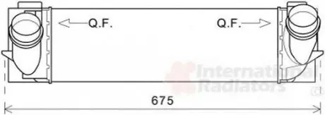 Інтеркулер BMW X3(F25) 11- Van Wezel 06004463