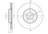 Гальмівний диск перед. Transit 02-13  (278x24) CIFAM 800-760C