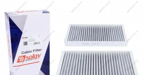 Фільтр салону Renault Laguna III 07- (вугільний) SOLGY 104030