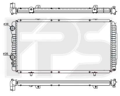 Радіатор охолодження FPS FP 20 A722