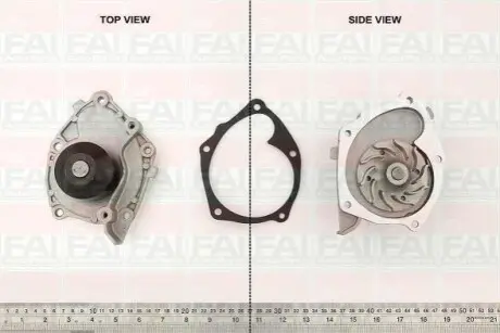 AUTOPARTS Водяна помпа Opel Vivaro// Renault Master, Trafic (F9Q) 1.9DCI 01- FAI WP6327