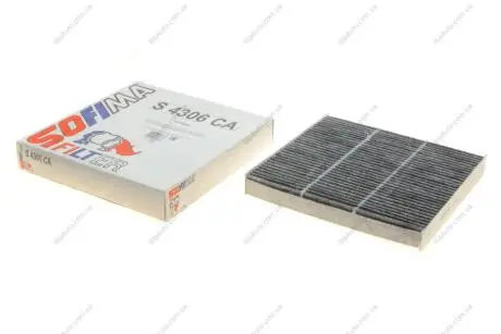 Фото фільтр салону Honda Accord/Civic/CR-V 03- (вугільний) SOFIMA S 4306 CA Фільтр салону Honda Accord/Civic/CR-V 03- (вугільний) SOFIMA S 4306 CA