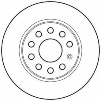 Гальмівний диск задній Audi A1, A3 / Seat Leon / Skoda Octavia / VW Caddy, Golf Jurid 562614JC