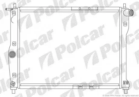 Радіатори охолодження LANOS Polcar 291208A1