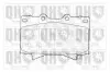 Гальмiвнi колодки дисковi 120mm QH QUINTON HAZELL BP1194 (фото 1)