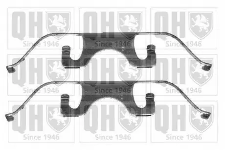 Ремкомплект гальмiвних колодок QH QUINTON HAZELL BFK887
