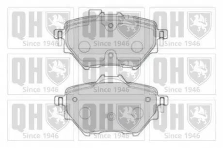 Гальмiвнi колодки дисковi QH QUINTON HAZELL BP1847