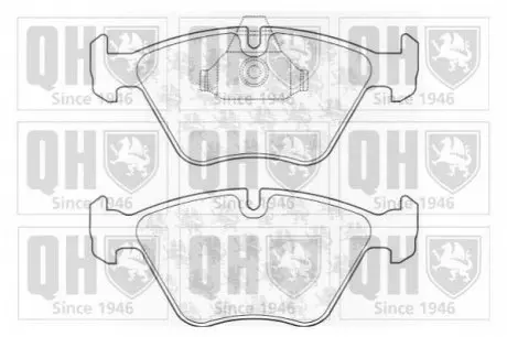 Гальмiвнi колодки дисковi QH QUINTON HAZELL BP926
