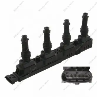 FEBI OPEL котушка запалювання 1,2/1,4i: AstraG/H, Corsa C/D, Meriva FEBI FEBI BILSTEIN 33663