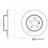BLUE PRINT DB диск гальмівний задній W205 ADU1743119 BLUE PRINT ADU1743119