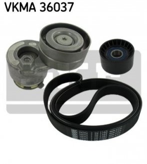 Комплект ременів поліклинових (Вир-во) VKMA 36037 SKF VKMA36037