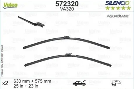 Щітки склоочисника Valeo 572320