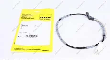 Датчик зносу гальмівних колодок (передніх) BMW 3 (E90-93)/ X1 (E84) 04-11 (L=850mm) TEXTAR 98035500