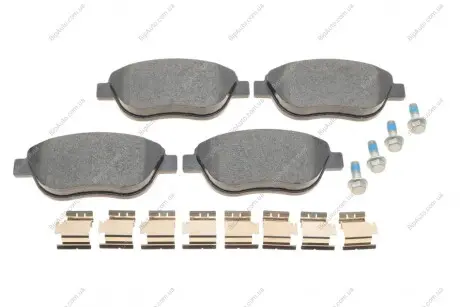 Колодки гальмівні (передні) Citroen C4 04-/Peugeot 207/307 02- (Bosch) Q+ TEXTAR 2370803