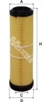 Фільтр повітряний E200/300 CDI W211 OM647/648 02-09 MFILTER M-FILTER A 893