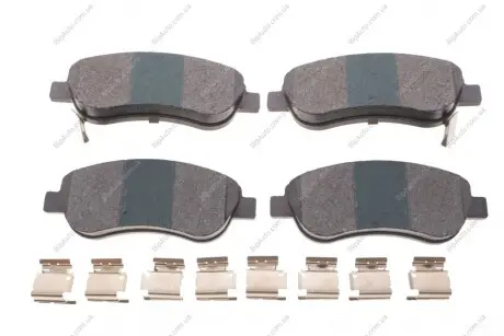 Колодки гальмівні (передні) Honda CR-V 07- (з прижимною пластиною) (PREMIUM) MEYLE 025 246 3819/PD