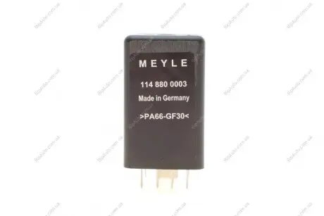 Реле свічок розжарювання VW T5 1.9TDI/2.0TDI 03-15 MEYLE 114 880 0003